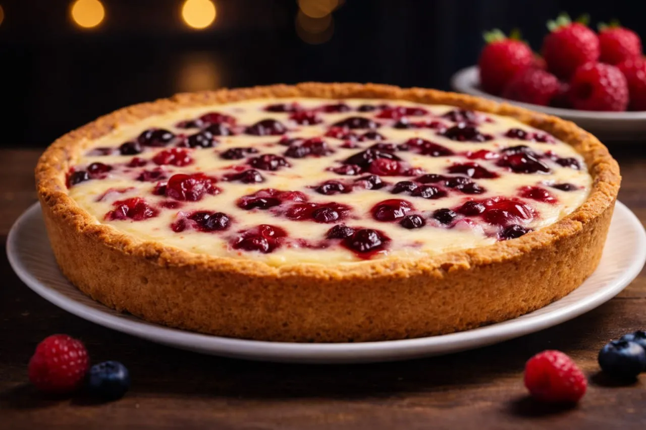 Пирог ягодный