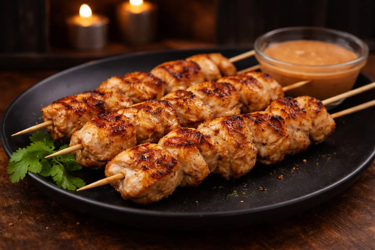 Шашлык из куриного филе