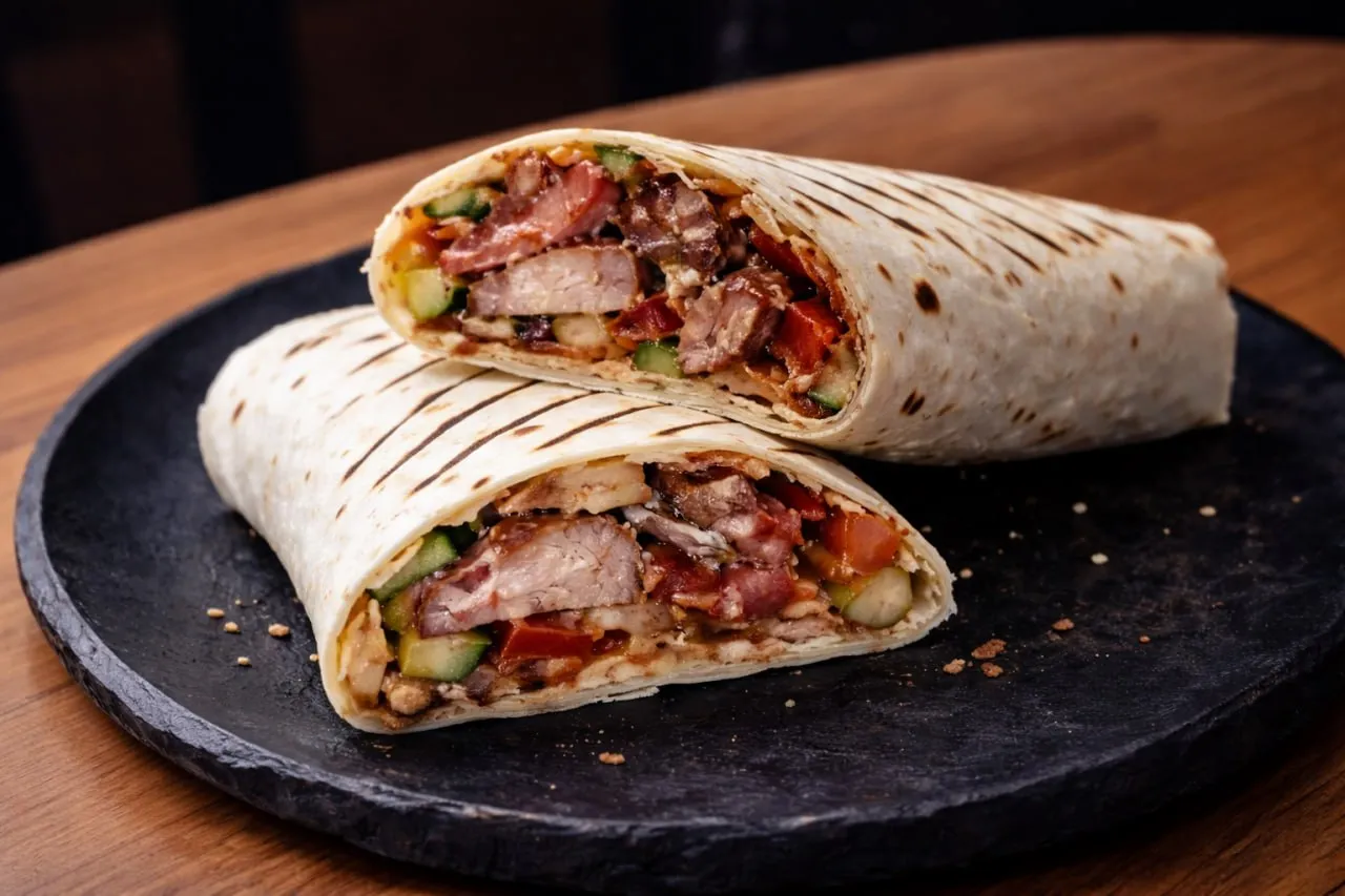 Шаурма куриная с беконом